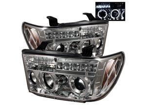 Spyder Auto Toyota Tundra 07-11 / Toyota Sequoia 08-11 Halo LED ( Replaceable LEDs ) Projector Headlights - Chrome PRO-YD-TTU07-HL-C Spyder Auto Toyota Tundra 07-11 / Toyota Sequoia 08-11 Halo LED ( Replaceable LEDs ) Projector Headlights - Chrome PRO-YD-TTU07-HL-C