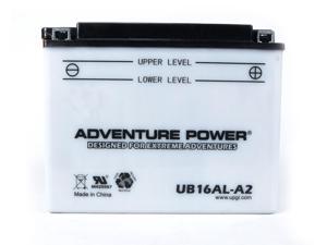 UPG Adventure Power UB16AL-A2 Conventional Power Sports Battery 42531 UPG Adventure Power UB16AL-A2 Conventional Power Sports Battery 42531