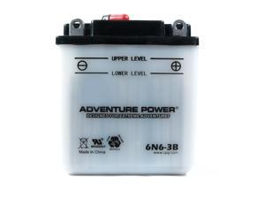 UPG Adventure Power 6N6-3B Conventional Power Sports Battery 41520 UPG Adventure Power 6N6-3B Conventional Power Sports Battery 41520