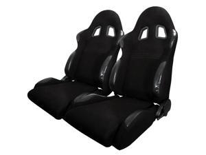 Spec-D Tuning Bride Sty Racing Seats - Black - Cloth - Pair RS-501-2 Spec-D Tuning Bride Sty Racing Seats - Black - Cloth - Pair RS-501-2