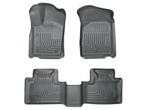 Husky Liners Weatherbeater Series Front & 2Nd Seat Floor Liners 99052 2011-2015 Dodge Durango Husky Liners Weatherbeater Series Front & 2Nd Seat Floor Liners 99052 2011-2015 Dodge Durango