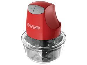 Black & Decker EHC3002R Red Glass Bowl Chopper Black & Decker EHC3002R Red Glass Bowl Chopper