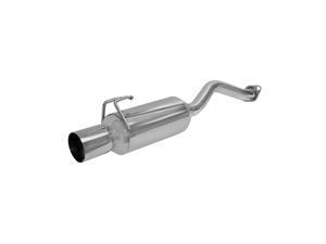 DC Sports Axle-Back Exhaust System Polished Stainless Steel Single Canister SCS7035 DC Sports Axle-Back Exhaust System Polished Stainless Steel Single Canister SCS7035