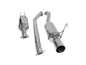 DC Sports Single Canister Cat-Back Exhaust SCS8010 Polished DC Sports Single Canister Cat-Back Exhaust SCS8010 Polished