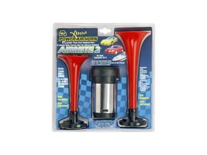 Wolo Manufacturing Air Horn Two Red Trumpets 400 Wolo Manufacturing Air Horn Two Red Trumpets 400