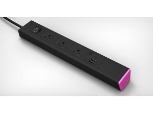 KBAR 3 AC Outlet with Dual 2.1A USB Charger (Black Aluminum + Pink end cap) KBAR 3 AC Outlet with Dual 2.1A USB Charger (Black Aluminum + Pink end cap)