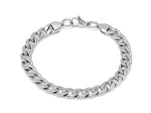 Oxford Ivy HMY 704-002B 8 1/2 Inches Men's Stainless Steel Chain Link Bracelet Oxford Ivy HMY 704-002B 8 1/2 Inches Men's Stainless Steel Chain Link Bracelet