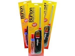 Refillable Gas Lighter Kit, Includes Butane Fuel Refill Burton 1254 769372012546 Refillable Gas Lighter Kit, Includes Butane Fuel Refill Burton 1254 769372012546