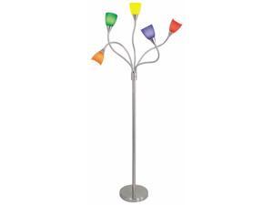 LumiSource Medusa Floor Lamp in Multi - MEDUSAFLR5ARM LumiSource Medusa Floor Lamp in Multi - MEDUSAFLR5ARM