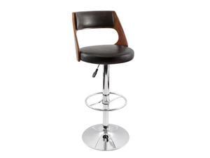 LumiSource BS-JY-PRS CH+BN Presta Bar Stool Cherry Wood LumiSource BS-JY-PRS CH+BN Presta Bar Stool Cherry Wood
