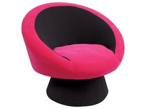 LumiSource Saucer Chair Black / Hot Pink CHR-SAUCE BK+PK LumiSource Saucer Chair Black / Hot Pink CHR-SAUCE BK+PK