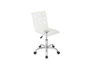LumiSource OFC-TW-SWISS CL Swiss Acrylic Office Chair LumiSource OFC-TW-SWISS CL Swiss Acrylic Office Chair