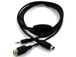 AUX-IN 3.5mm audio and 5V USB Charging cable , 5FT AUX-IN 3.5mm audio and 5V USB Charging cable , 5FT