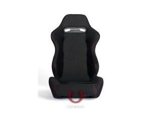 CPA1013 Black Cloth with Red Stitching Universal Racing Seats CPA1013 Black Cloth with Red Stitching Universal Racing Seats