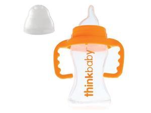 Thinkbaby BPA Free No Spill Sippy Cup, Orange/Natural, 9 Ounce Thinkbaby BPA Free No Spill Sippy Cup, Orange/Natural, 9 Ounce