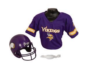 Minnesota Vikings Football Helmet & Jersey Top Set Minnesota Vikings Football Helmet & Jersey Top Set