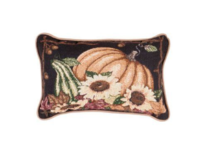Set of 2 Autumn Pumpkin Decorative Throw Pillows 9" x 12" Set of 2 Autumn Pumpkin Decorative Throw Pillows 9" x 12"