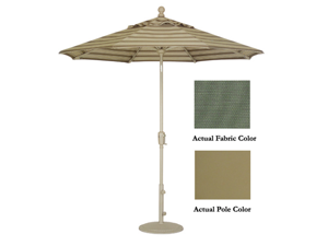 9' Crank Tilt Patio Market Umbrella - Champagne(Stone Green) 9' Crank Tilt Patio Market Umbrella - Champagne(Stone Green)