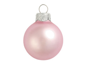 40ct Matte Baby Pink Glass Ball Christmas Ornaments 1.25" (30mm) 40ct Matte Baby Pink Glass Ball Christmas Ornaments 1.25" (30mm)