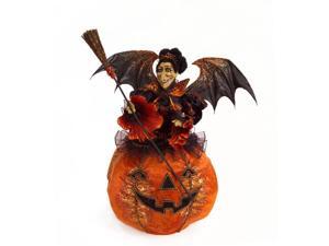 28" Decorative Spooky Plush Witch in Pumpkin Halloween Decoration 28" Decorative Spooky Plush Witch in Pumpkin Halloween Decoration