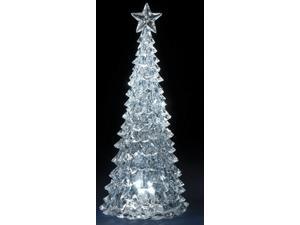 14.75" Icy Crystal LED Lighted Christmas Tree Table Top Decoration 14.75" Icy Crystal LED Lighted Christmas Tree Table Top Decoration