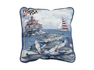 Maryland Blue Crab Decorative Accent Throw Pillow 17" x 17" Maryland Blue Crab Decorative Accent Throw Pillow 17" x 17"