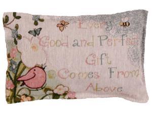 Set of 2 Religious "Gift From Above" Decorative Tapestry Throw Pillows 12" Set of 2 Religious "Gift From Above" Decorative Tapestry Throw Pillows 12"