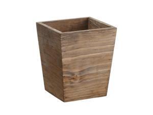 6.5" Country Rustic Natural Wood Storage Bin Container 6.5" Country Rustic Natural Wood Storage Bin Container