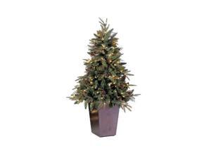 5' Potted Pre-Lit Green River Spruce Medium Artificial Christmas Tree - Clear Lights 5' Potted Pre-Lit Green River Spruce Medium Artificial Christmas Tree - Clear Lights