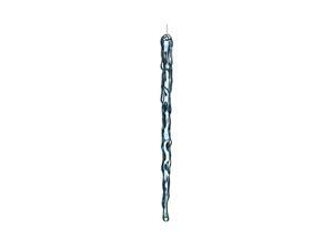 14.75" Winter Light Transparent Blue Decorative Smooth Christmas Icicle Ornaments 14.75" Winter Light Transparent Blue Decorative Smooth Christmas Icicle Ornaments