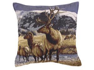 Set of 2 A Distant Call Rural Nature Square Decorative Tapestry Throw Pillows 17” Set of 2 A Distant Call Rural Nature Square Decorative Tapestry Throw Pillows 17”