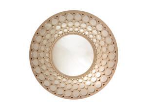 24.75" Glamorous Cascading Orbs Silver Framed Round Wall Mirror 24.75" Glamorous Cascading Orbs Silver Framed Round Wall Mirror