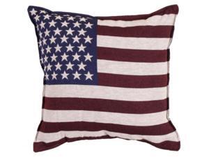 Set of 2 Patriotic United States Flag Square Decorative Tapestry Throw Pillows 17” Set of 2 Patriotic United States Flag Square Decorative Tapestry Throw Pillows 17”