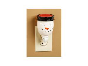 5" White Snowman Ceramic Christmas Wax Warmer Night Light 5" White Snowman Ceramic Christmas Wax Warmer Night Light