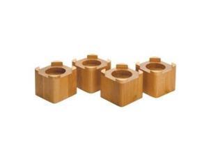 Honey Wood Bed Lifters by Richards Homewares Honey Wood Bed Lifters by Richards Homewares