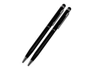 2-in-1 Stylus eBook Ballpoint Pen with regular black ink Pen - Pack of Two 2-in-1 Stylus eBook Ballpoint Pen with regular black ink Pen - Pack of Two