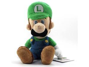 Super Mario Plush Luigi Soft Stuffed Plush Toy by Sanei - 8" Super Mario Plush Luigi Soft Stuffed Plush Toy by Sanei - 8"