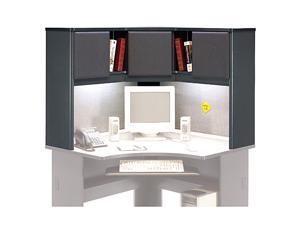 Slate Corner Hutch for Corner Computer Desk - Series A Slate Corner Hutch for Corner Computer Desk - Series A