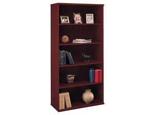 C-Series Mahogany Wide Bookcase w 5 Shelves - Series C C-Series Mahogany Wide Bookcase w 5 Shelves - Series C