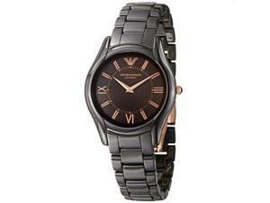 Emporio Armani Womens Ceramic Brown Dial Quartz Watch Emporio Armani Womens Ceramic Brown Dial Quartz Watch