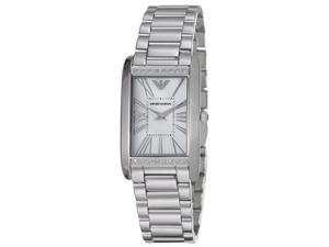 Emporio Armani Womens Slim Mother of Pearl Dial Quartz Watch Emporio Armani Womens Slim Mother of Pearl Dial Quartz Watch