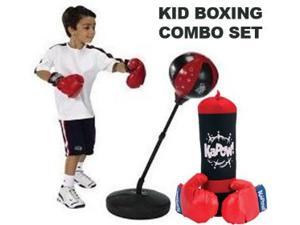 Kids Authority Children Boxing set - Punching bag with gloves and adjustable 43" stand with also Punching Bag & Glove Set BOXING COMBO SET Kids Authority Children Boxing set - Punching bag with gloves and adjustable 43" stand with also Punching Bag & Glove Set BOXING COMBO SET