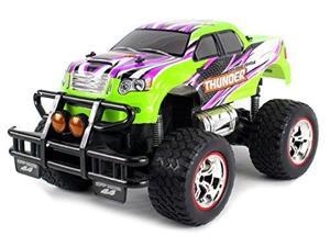V-Thunder Pickup Big Remote Control RC Truck 1:14 Scale Size Lights & Music Series Ready to Run w/ Working Suspension, Spring Shock Absorbers (Colors May Vary) V-Thunder Pickup Big Remote Control RC Truck 1:14 Scale Size Lights & Music Series Ready to Run w/ Working Suspension, Spring Shock Absorbers (Colors May Vary)