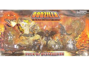 Godzilla Pack of Destruction Boxed Set - Set of 10 Miniature Figures Godzilla Pack of Destruction Boxed Set - Set of 10 Miniature Figures