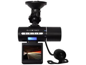 Blue Tiger 23-120387 Box Dual Cam DVR Dashboard Traffic Camera with Second Camera (Black) Blue Tiger 23-120387 Box Dual Cam DVR Dashboard Traffic Camera with Second Camera (Black)