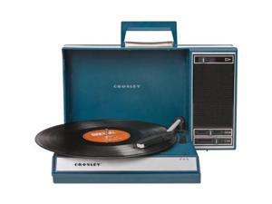 Crosley Radio Spinnerette Portable USB Turntable, Blue - CR6016A-BL Crosley Radio Spinnerette Portable USB Turntable, Blue - CR6016A-BL
