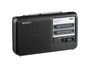 Sony ICF38 Portable AM/FM Radio (Black) Sony ICF38 Portable AM/FM Radio (Black)