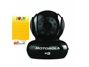 Motorola Scout1 Wi-Fi Pet Monitor for Remote Viewing with iPhone and Android Smartphones and Tablets, Black PLUS PET EMERGENCY Contact Information Magnet - VALUE BUNDLE Motorola Scout1 Wi-Fi Pet Monitor for Remote Viewing with iPhone and Android Smartphones and Tablets, Black PLUS PET EMERGENCY Contact Information Magnet - VALUE BUNDLE