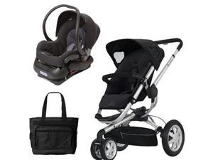 Quinny BUZ3TRVSTM1 Buzz 3 Travel System in Black with Diaper Bag Quinny BUZ3TRVSTM1 Buzz 3 Travel System in Black with Diaper Bag