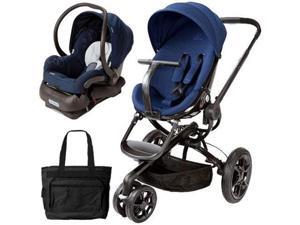 Quinny CV078BFP Moodd Stroller Travel system with diaper bag and car seat - Blue Reliance Quinny CV078BFP Moodd Stroller Travel system with diaper bag and car seat - Blue Reliance
